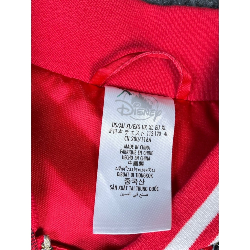 Disney Lunar New Year Year of The Rabbit Bomber Jacket Size XL/EXG Red - Picture 2 of 9